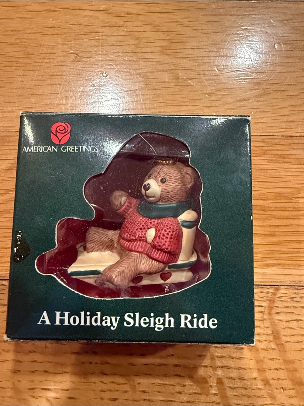 American Greetings A Holiday Sleigh ride Christmas ornament.